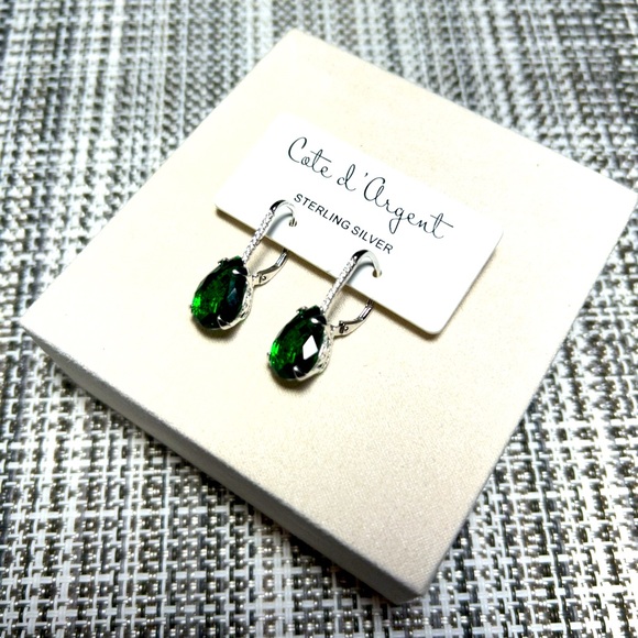 Cote d’ Argert BRAND NEW Silver toned hoop earrings ✨✨✨ - Picture 3 of 6